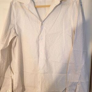 CALVIN Klein with Collar Calvin Klein logo All over Slim fit long sleeve shirt